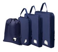 Compression Packing Cubes for Suitcases Packing Cubes Compression Set Waterproof Suitcase Organiser Bags for Travel Suitcase Luggage Packing