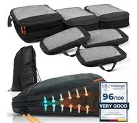 Compression Packing Cubes for Suitcases - Travel and Cruise Essentials, Organiser Bags, Packing Cubes Compression Set for Suitcases Compression Cubes