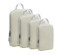 Compression Packing Cubes for Travel - 4 Piece Packing Cubes for Travel Compression | Compression Storage Bags | Stretch Lightweight Vacuum Vacuum Carrier Bags Réuti, Apricot, Se référer au descriptif