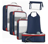 Compression Packing Cubes Set - Blue 6PCS