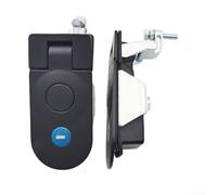 Compression Push Lock 21mm Zinc Alloy Latch for Tool Box for camper Trailer for caravan Flush Mount Black Finish with Keys(21MM)