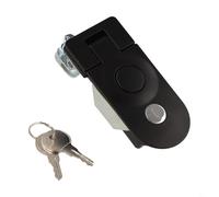 Compression Push Lock Latch for Tool Boxes Campers Trailers Zinc Alloy with 2 Keys Flush Mount Theft Resistant