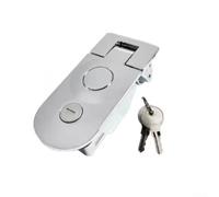 Compression Push Lock Latch Push Button Lock With Keys Flush Mount Lock For Tool Box Camper Trailer Caravan Cabinet