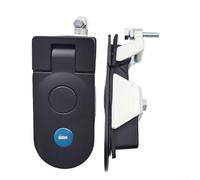 Compression Push Lock Latch, Zinc Alloy Flush Mount Camper Trailer Tool Box Latch with Keys, Theft Protection for Marine, Horse Float, 21/35/67mm(35MM)