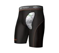 Compression Short w/AirCore Hard Cup YTH Black L