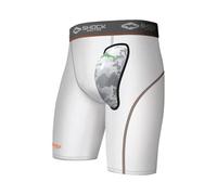 Compression Short with AirCore Hard Cup White XL