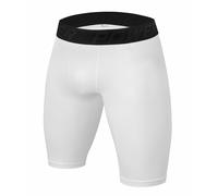 PowerLayer Boys' Compression Base Layer Thermal Skins Shorts - Bright White, 8-10 Years
