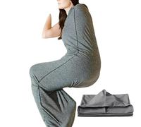 Compression Sleep Sack for Adults - Ultra-Lightweight Wearable Blanket, Thin Gravity Sack, Breathable Stretch Fabric Sleep Pod (185 * 50CM)