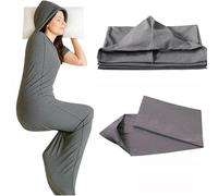 Compression Sleep Sack, Ultra-Lightweight Wearable Blanket for Better, Hooded Sleep Pod for Enhanced Comfort, Stress & Anxiety Relief, Breathable Stretch Fabric, Oversize Sleep Sack(Medium)