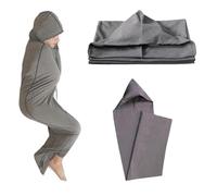 Compression Sleep Sack, Ultra-Lightweight Wearable Blanket for Stress & Anxiety Relief, Breathable Stretch Fabric Sleep Pod, Hug Pressure Therapy, Lightweight Blanket for Teens & Adults (S)
