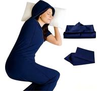 Compression Sleep Sack Ultra-Lightweight Wearable Blanket for Stress & Anxiety Relief, Breathable Stretch Fabric Sleep Pod Hug Pressure Therapy Lightweight Blanket for Teens & Adults