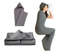 Compression Sleep Sack, Ultra-Lightweight Wearable Blanket for Stress & Anxiety Relief, Breathable Stretch Fabric Sleep Pod, Hug Pressure Therapy, Lightweight Blanket for Teens & Adults (M)