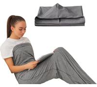 Compression Sleep Sack, Ultra-Lightweight Wearable Blanket for Stress & Anxiety Relief, Cooling Blanket with Hug Pressure Therapy, Breathable Stretch Fabric Sleep Pod (M (150 * 40cm))