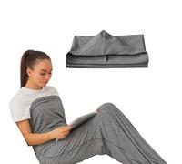 Compression Sleep Sack, Ultra-Lightweight Wearable Blanket for Stress & Anxiety Relief, Cooling Blanket with Hug Pressure Therapy, Breathable Stretch Fabric Sleep Pod (S (145 * 35cm))