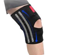 Compression Sleeve Knee Brace with Patella Control Good for Different Physical Exercises Daily Use Flexible Fit Thin Knee Reinforce