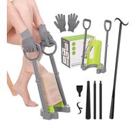 Compression Sock Aid Device - Sock Aids for Compression Stocking - Helper Device for Putting on Hosiery -Dressing Stick