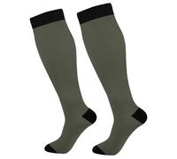 Compression Socks Army Green Stocking Anti Blister Crew Sock Flight Graduated Stockings For Nursing Tired Pregnancy 50Cm
