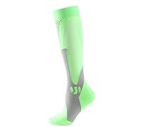 Compression Socks, Elastic Fabric Compression Socks | Black Silver Multiple Sizes Sports Activities: Running Basketball Skipping(Black-Soul Eater1,S-M)