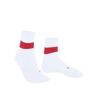 FALKE Men's RU Compression Stabilizing M So Lyocell Functional Yarn With Compression Running Socks 1 Pair, White 2008, 8-9
