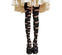 Compression Socks For Women Flying Kids Socks Women's Sexy Ties Hollow Semi Transparent Stockings Milk Bundle Leggings Lolita Sockings Pantyhose 120D Womens Trainer Socks Size 47 Girls Socks (A, A)