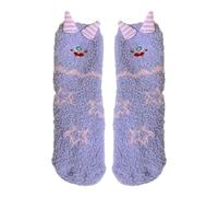 Compression Socks for Women&men,Coral Fleece Socks Cozy Embroidery Winter Thermal Thick Crew Socks For Sleeping And Home Wear