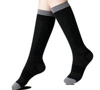 Compression Socks for Women Men, Flight Socks Compression Stockings for Sports Running Flying Fitting, Ankle Support Breathable Durable, Maternity Pregnancy Nurses Travel Knee High Socks, Unisex