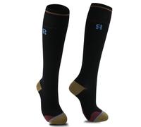 Compression Socks for Women Men, Flight Socks Compression Stockings for Sports Running Flying Fitting, Ankle Support Breathable Durable, Maternity Pregnancy Nurses Travel Knee High Socks, Unisex