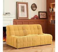 Compression Sofa Bed Convertible Futon for Living Room, Small Space & Apartment, Floor Sleeper Seat, 3 Seat,