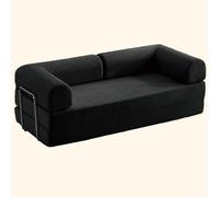 Compression Sofa Convertible Floor Bed Sleeper Loveseat Corduroy Mattress Fold Out Comfy Lounge for Living Room Multi-Functional Memory Foam with Armrest Portable Couch Small Spaces Guest Bed(Size:220