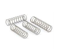 Compression Spring, 2mm x 25mm x 50mm, 2mm Wire Diameter, 25mm OD, 50mm Free Length, 304 Stainless Steel, 5 Pcs