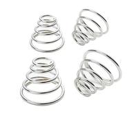 Compression Spring,Small Springs,10Pcs 304 Stainless Steel Tower Spring Taper Wire Compressed Spring Conical Cone Diameter 0.3mm 0.4mm 0.5mm 0.6mm 0.7mm 0.8mm