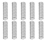 Compression Spring,Small Springs,10Pcs Wire Diameter 0.4mm 304 Stainless Steel Large Diameter Compression Spring OD=3mm~12mm Free Length 5mm ~ 50mm