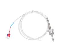 Compression Spring Thermocouple PT100 and K Type Temperature Sensor Probe for Accurate Temperature Measurement and Data Transmission with Integrated Terminal Block Connection