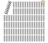 Compression Springs 100 PCS 304 Stainless Steel Small Spring High Elasticity High Precision Steel Extension Spring 0.5mm Wire Dia. 3mm OD. 10mm Free Length For Home Machinery Industrial