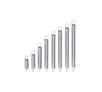 Compression Springs 10pcs/Lot 0.2mm 304 stainless steel micro mini extension spring with O hook, length 5/8/10/12/15/20mm(8mm,2MM_0.2MM)