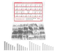 Compression Springs Assortment Kit,300 Pcs Compression Spring,304 Stainless Steel Small Springs with Storage Case,Metal Extended Coil Spiral Spring Set,for Home Repairs,DIY Projects(23 Sizes)
