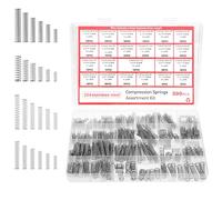 Compression Springs Assortment Kit, 300PCS 304 Stainless Steel Small Spring Set for DIY Repair Project 23 Different Sizes Mechanical Metal Mini Spring For DIY, Home, Automotive Repairs