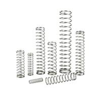 Compression Springs Assortment kits, 5 Pcs 304 Stainless Steel Compression Spring Silver 1.8x10x(15-100) mm(1.8mmx10mmx45mm)