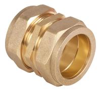 Compression Straight Coupler 22mm, Diameter 22mm, 1 in Pack