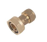 Compression Straight TAP Connector 15MM X 3/4", Compression x BSP Union, 1 in Pack