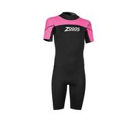 Zoggs Sea Ranger 1.5 Mm Junior Short Sleeve Shorty Black 6 Years Girl