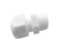 Compression Union PTFE Pipe Fitting Connector M5/6/8/10/12/14/16/18/20 Metric Male Thread(M14x1.5-9.52mm 3/8 Inch)