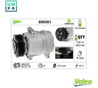 COMPRESSOR AIR CONDITIONING 699361 FOR RENAULT SCENIC/MPV MASTER/II/Van/Bus 1.8L