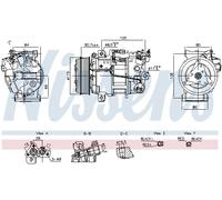 COMPRESSOR, AIR CONDITIONING 891042