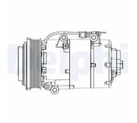 COMPRESSOR AIR CONDITIONING FITS: FORD FOCUS II 1.8 TDCI.FORD FOCUS II STATIO