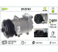 Compressor, air conditioning for VALEO 813741 for FORD C-MAX (DM2) 1.6 2007-2010