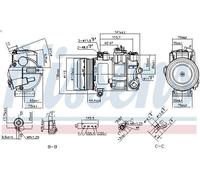 NISSENS 890696 Air conditioning compressor