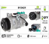Compressor, air conditioning valeo for BMW 1 (E87) 118 d 813421