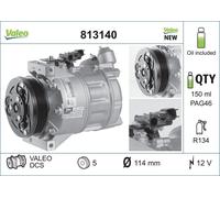 Compressor, air conditioning valeo for TOYOTA AURIS 1.4 D-4D 813140