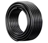 Compressor Hose,10M/20M/50M/100M Air Hose Pneumatic Tube Pipe Pu Hoses 4mm 6mm 8mm 10mm 12mm for Compressor Polyurethane Tubing(Black 50m,8x5mm)